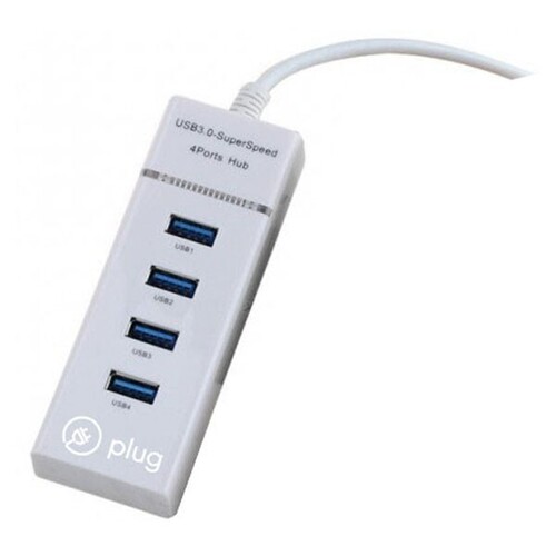 플러그 USB3.0 4포트 허브 PLC-012C(화이트)_N1807020
