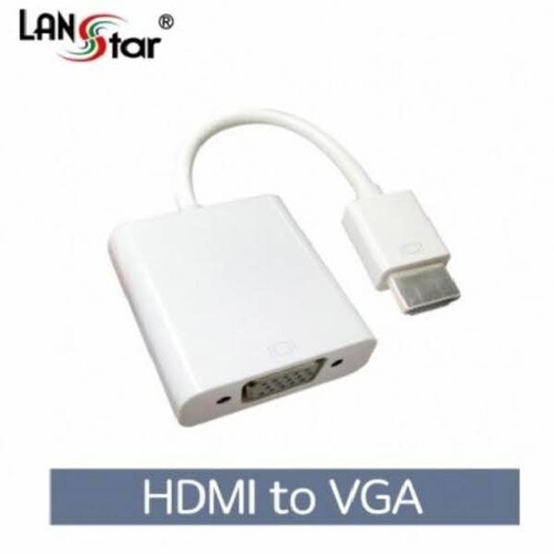HDMI TO VGA 컨버터(LS-HDA2VGA/오디오지원/LANstar)_N1185500
