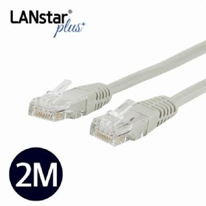 LAN 케이블(PC HUB/2M/CAT.5/LANstar-Plus)_N1410200