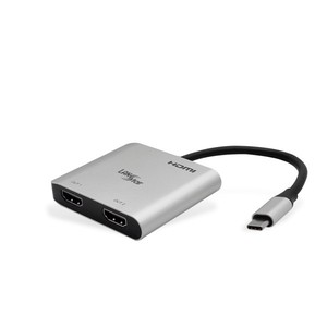 C타입 듀얼 HDMI2.0 분배/확장 컨버터 (LS-UC202/LANstar)_N1807810
