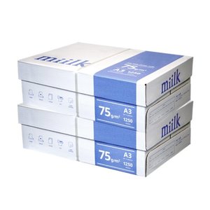 밀크 A3 복사용지(A3용지) 75g 1250매 2BOX