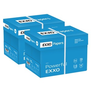 엑소(EXXO) A4 복사용지(A4용지) 75g 2BOX(4000매)