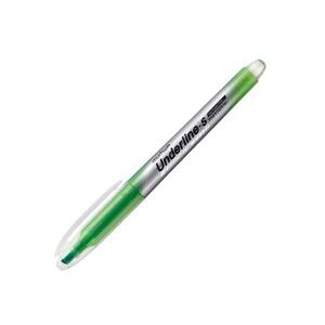 문화 언더라인 에스형광펜 (녹색/4.0mm)_N2602600